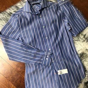 Tommy Hilfiger Men Non-iron Dress Shirt. NWT